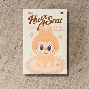 Pop Mart The Monsters Have a Seat ‘QUQU’ Labubu Plush Pendant Keychain